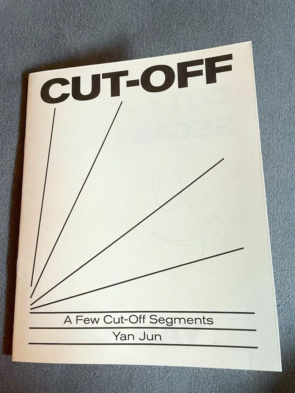CUT OFF: YAN JUN CD + Riso Printed Zine + Digital Audio + PDF photo