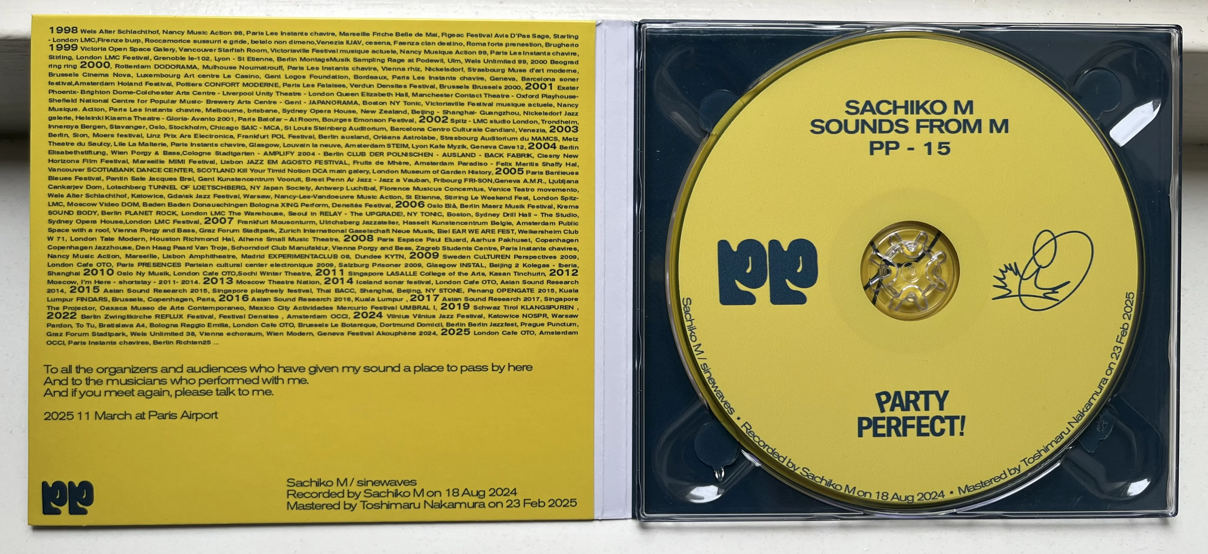 SACHIKO M: Sounds From M Compact Disc photo (4 of 6)